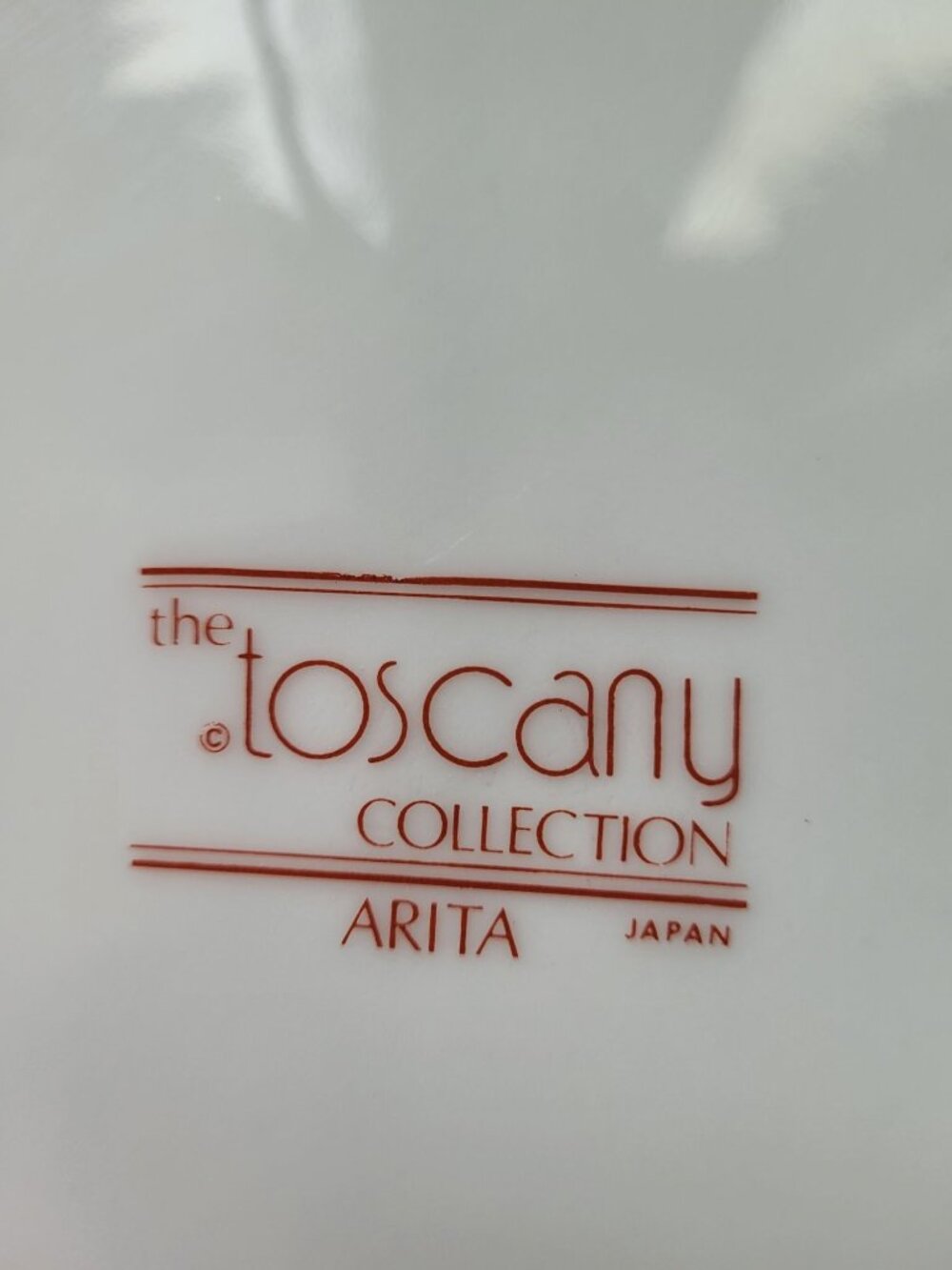 The Toscany Collection Arita Japan Porcelain Bowl Ashtray Red Gold Phoenix Desig - Picture 5 of 13